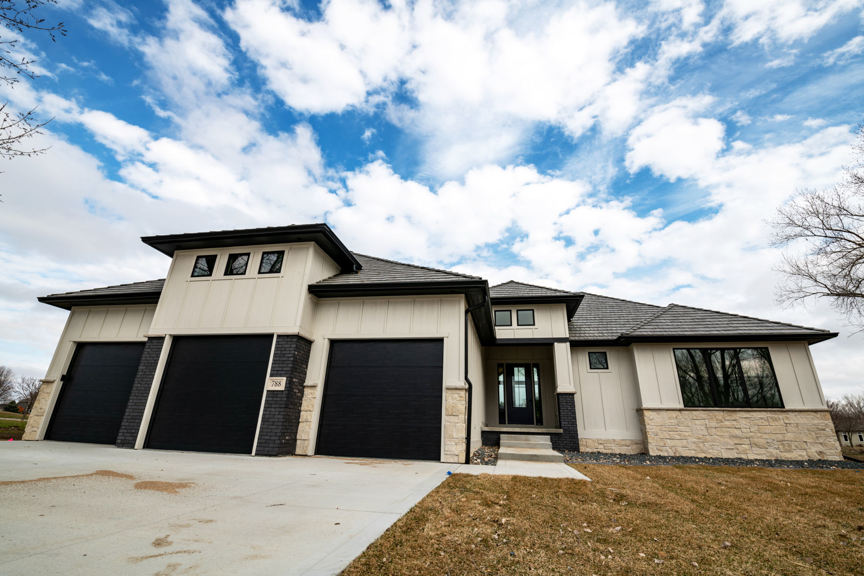 Home built by Kelly construction